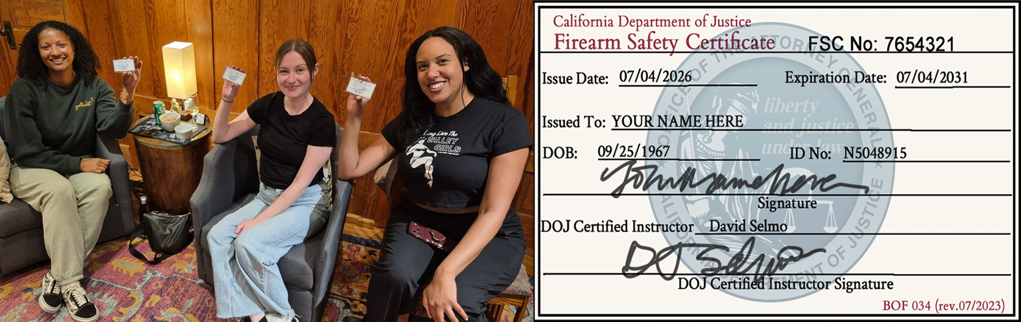 Firearms Safety Certificate